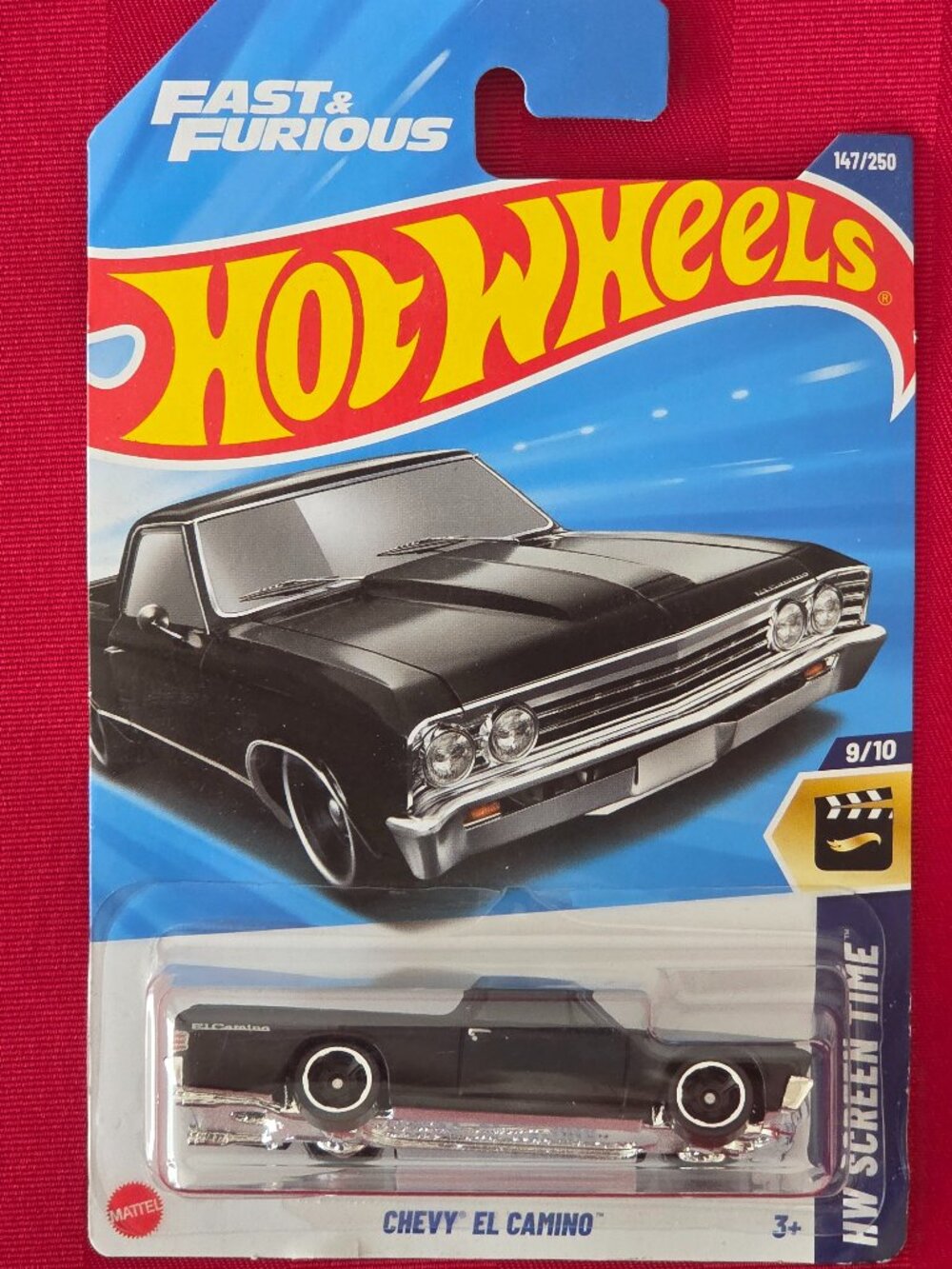 2024 HOT WHEELS, FAST AND FURIOUS EL CAMINO, MINT IN THE PACKAGE!!!